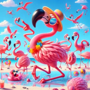 flamingo puns